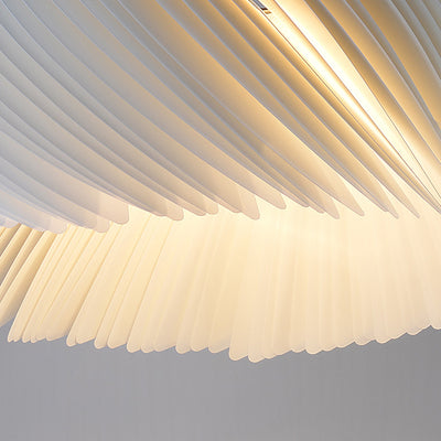 Contemporain Nordic Alliage & Acrylique Superposé Rond 1-Lumière Suspension Luminaire Pour Chambre, Salon & Salle à Manger 