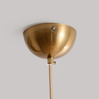 Lámpara colgante de globo de madera y metal tradicional francesa de 1 luz con cable ajustable para dormitorio, comedor y sala de estar 