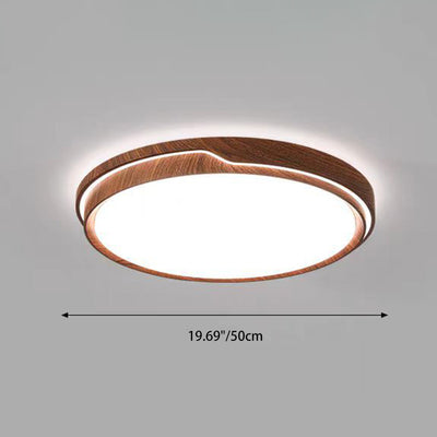 Lumière de plafond LED moderne minimaliste en fer et acrylique ronde carrée rectangulaire pour chambre et salon 