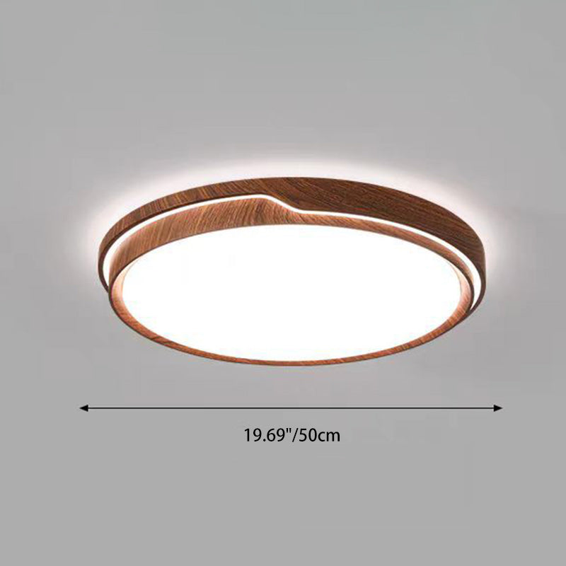 Lumière de plafond LED moderne minimaliste en fer et acrylique ronde carrée rectangulaire pour chambre et salon 