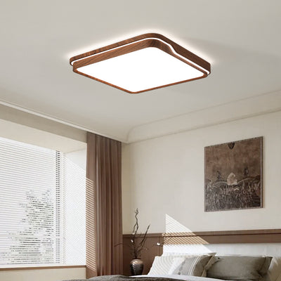 Lumière de plafond LED moderne minimaliste en fer et acrylique ronde carrée rectangulaire pour chambre et salon 