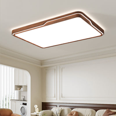 Lumière de plafond LED moderne minimaliste en fer et acrylique ronde carrée rectangulaire pour chambre et salon 