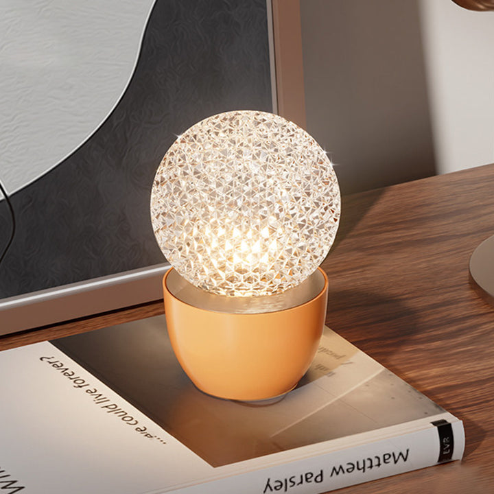 USB Rechargeable Touch Sensor Decorative Lamp Table Lamp - Luxury Bedside Lamp With Infinitely Dimmable For Bedroom