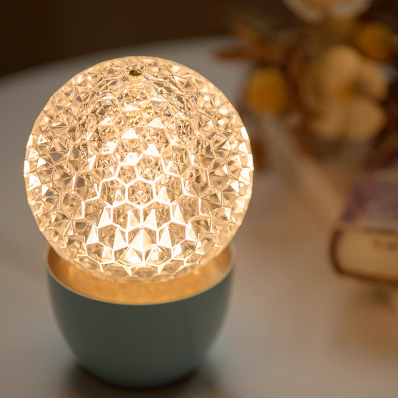 USB Rechargeable Touch Sensor Decorative Lamp Table Lamp - Luxury Bedside Lamp With Infinitely Dimmable For Bedroom