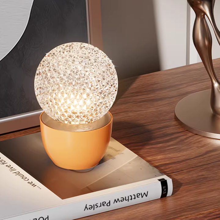 USB Rechargeable Touch Sensor Decorative Lamp Table Lamp - Luxury Bedside Lamp With Infinitely Dimmable For Bedroom