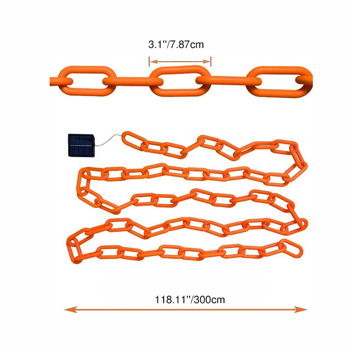 Contemporary Creative PVC Chain Halloween Decorative Light Waterproof Solar Battery LED Landscape Lighting Outdoor Light For Garden &amp; Patio