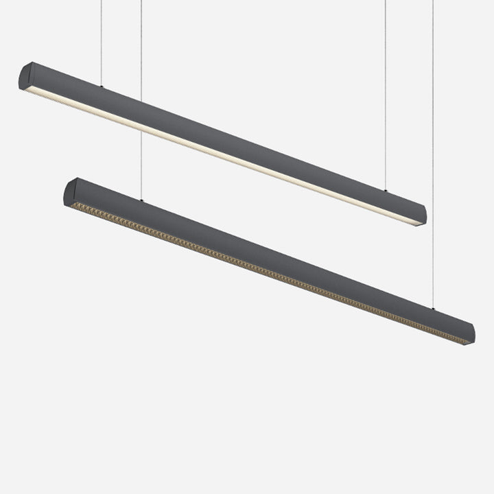 Nahtlose LED-Retina-freundliche Pendelleuchte - Industrielle Aluminium-Linienbeleuchtung für das Home Office 