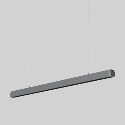 Seamless LED Retina-Friendly Pendant Light - Industrial Aluminum Linear Lighting For Home Office