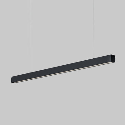Seamless LED Retina-Friendly Pendant Light - Industrial Aluminum Linear Lighting For Home Office