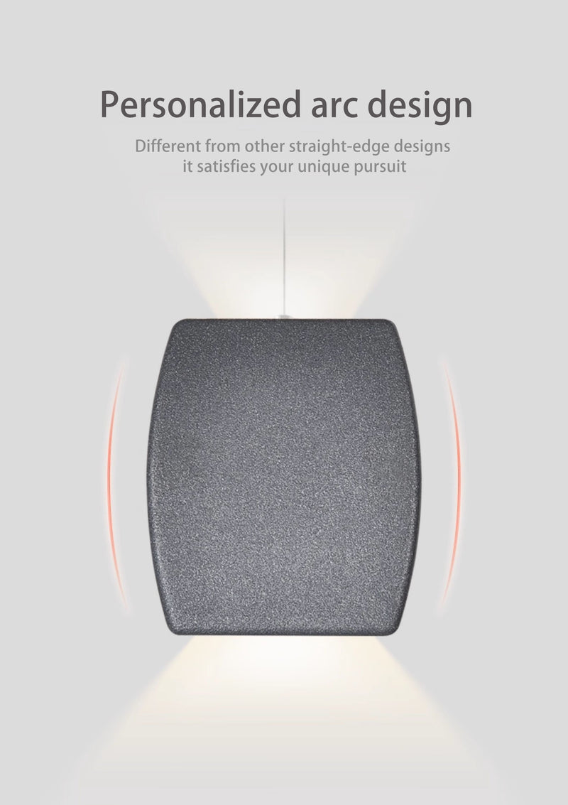 Seamless LED Retina-Friendly Pendant Light - Industrial Aluminum Linear Lighting For Home Office