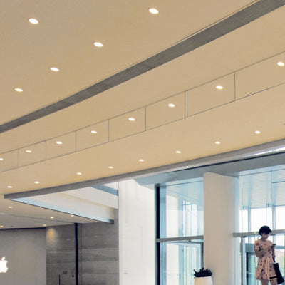 Modern Recessed LED Flush Mount Ceiling Light - Minimalist Aluminum Design Downlight For Home Office