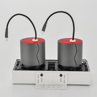 Borderless Square Flush Mount Ceiling Light - Minimalist Aluminum Square LED Spotlight For Home Office