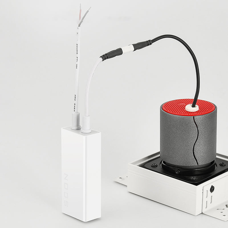 Borderless Square Flush Mount Ceiling Light - Minimalist Aluminum Square LED Spotlight For Home Office