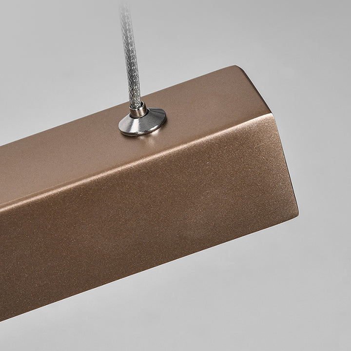 Luz colgante LED sin costuras - Diseño moderno minimalista de aluminio y acrílico para iluminación lineal para el hogar y la oficina 