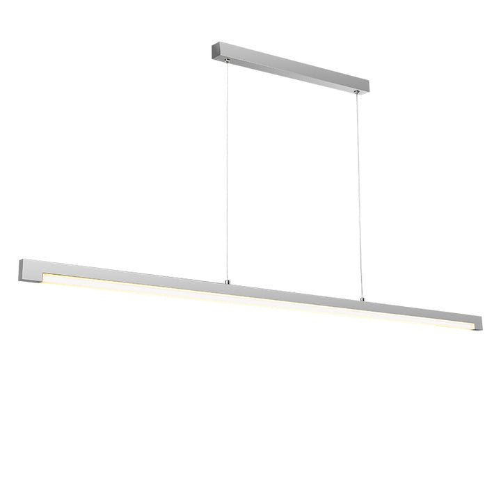 Luz colgante LED sin costuras - Diseño moderno minimalista de aluminio y acrílico para iluminación lineal para el hogar y la oficina 