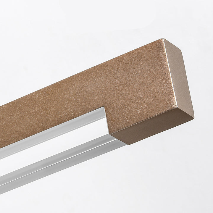 Luz colgante LED sin costuras - Diseño moderno minimalista de aluminio y acrílico para iluminación lineal para el hogar y la oficina 