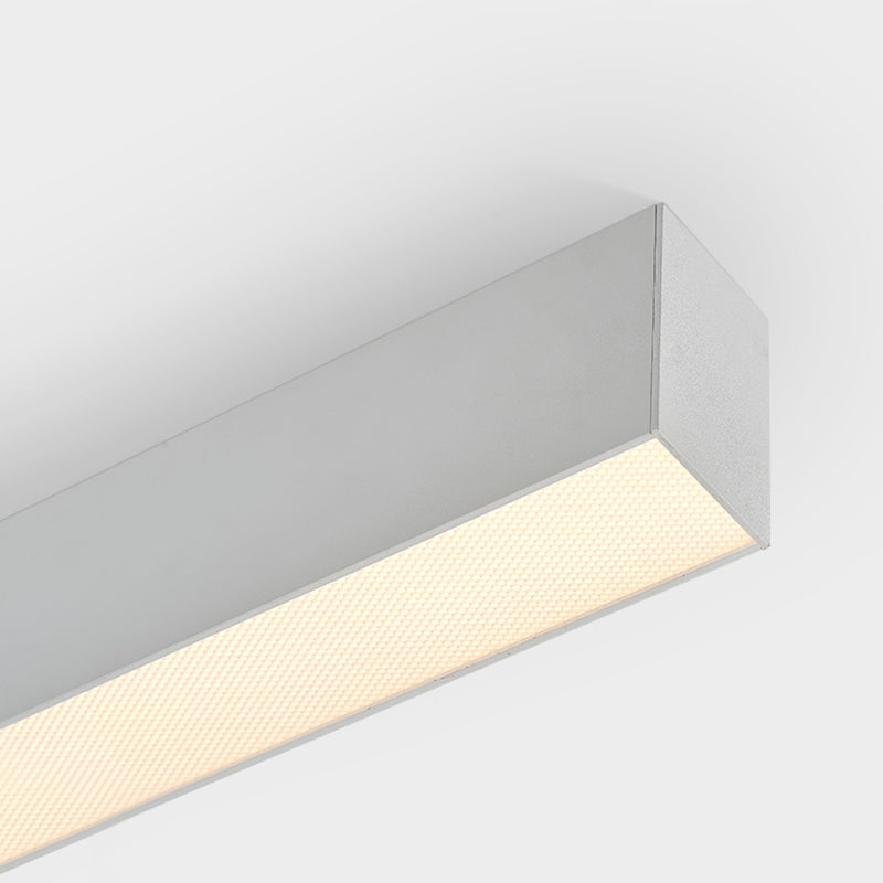 Retina-Friendly Industrial Office Linear Light - Industrial Style & Seamless Splicing Flush Mount Ceiling Light For Home Office