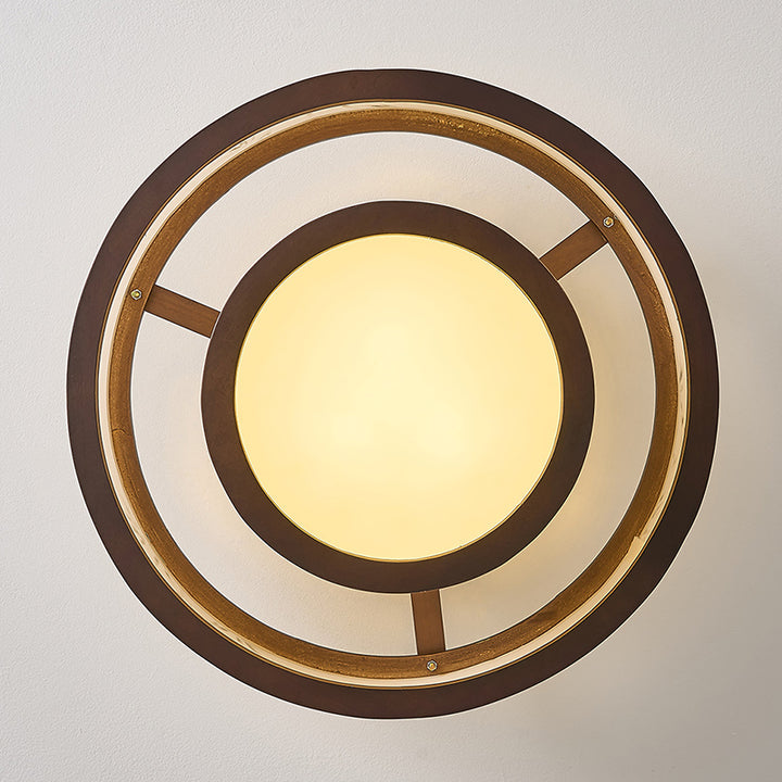 Traditionelle halbhohe Deckenleuchte im chinesischen Stil aus Kautschukholz und Stoff mit zylindrischem Design, 4/5-flammig, für Wohnzimmer und Schlafzimmer 