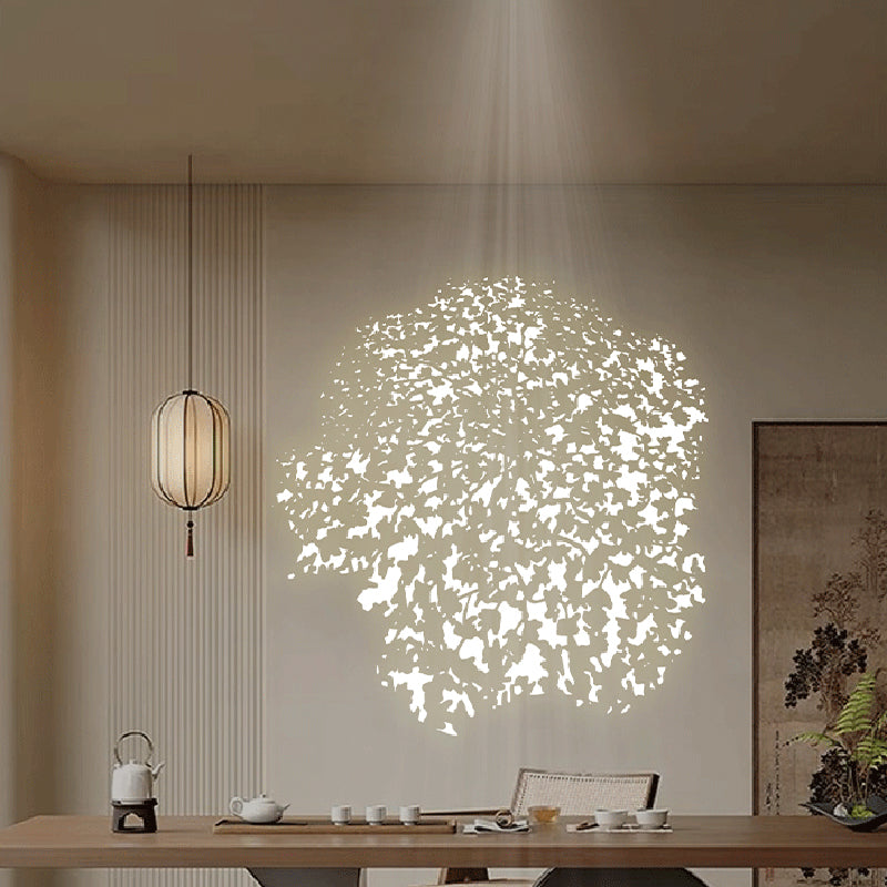 モダンミニマル アルミ合金・プラスチック製 円形 円筒型 プロジェクションLEDシーリングライト 廊下・玄関用 