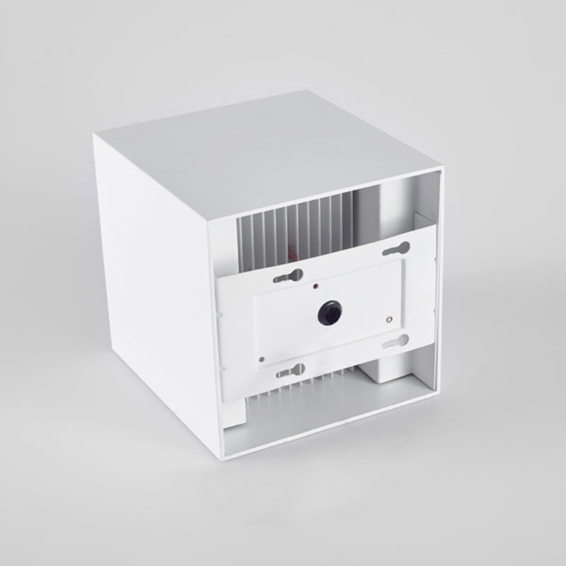 Plafonnier LED carré moderne monté en surface – Luminaire de plafond encastré en aluminium pour salon 