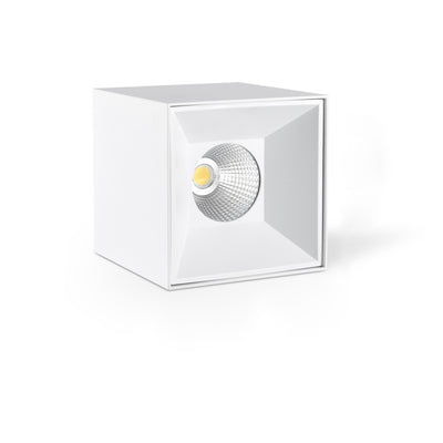 Plafonnier LED carré moderne monté en surface – Luminaire de plafond encastré en aluminium pour salon 