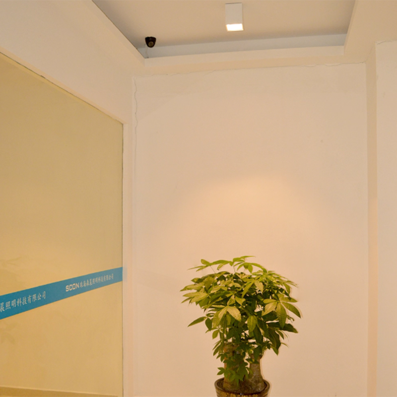 Plafonnier LED carré moderne monté en surface – Luminaire de plafond encastré en aluminium pour salon 