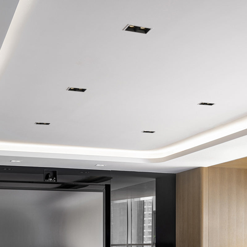 Dimmable Recessed LED Downlight - Frameless Flush Mount Ceiling Light For Home Office