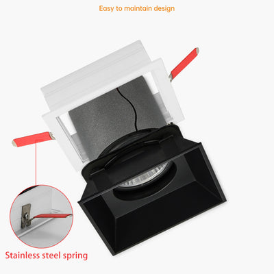 Dimmable Recessed LED Downlight - Frameless Flush Mount Ceiling Light For Home Office