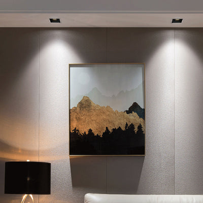 Dimmable Recessed LED Downlight - Frameless Flush Mount Ceiling Light For Home Office