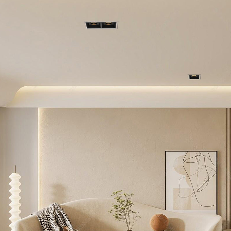 Dimmable Recessed LED Downlight Frameless Flush Mount Ceiling Light For Home Office