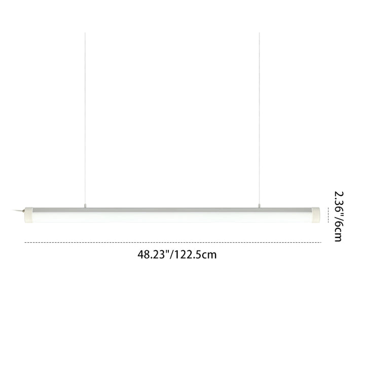 Wasserdichte LED-Balkenleuchte – Rahmenlose nahtlose lineare Pendelleuchte für Heim und Büro 