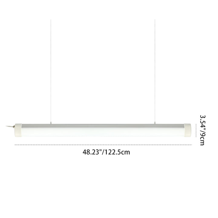 Wasserdichte LED-Balkenleuchte – Rahmenlose nahtlose lineare Pendelleuchte für Heim und Büro 
