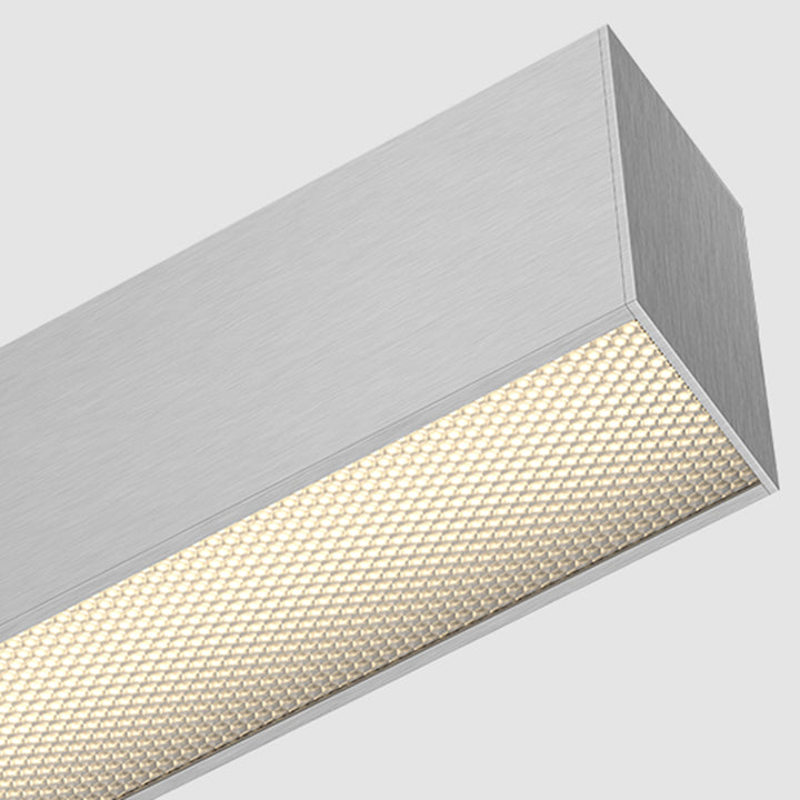 Luz lineal LED arquitectónica - Lámpara colgante anti-deslumbrante para oficina en casa 
