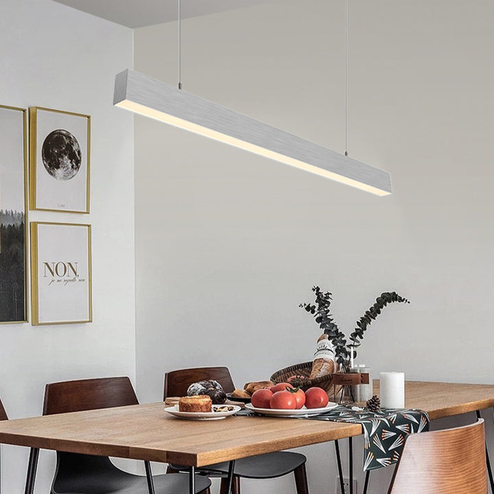 Luz lineal LED arquitectónica - Lámpara colgante anti-deslumbrante para oficina en casa 
