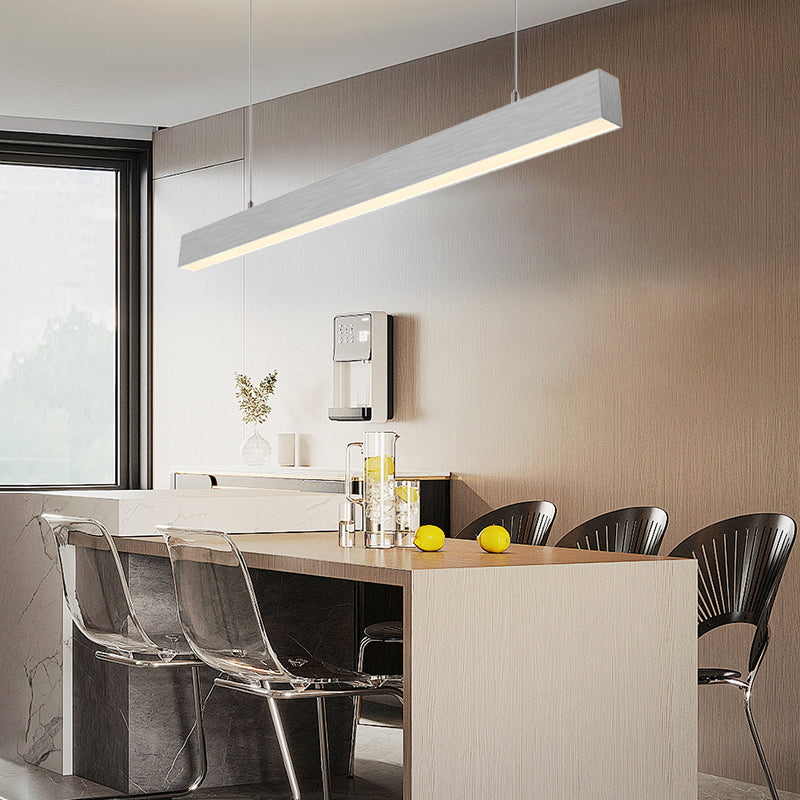 Luz lineal LED arquitectónica - Lámpara colgante anti-deslumbrante para oficina en casa 