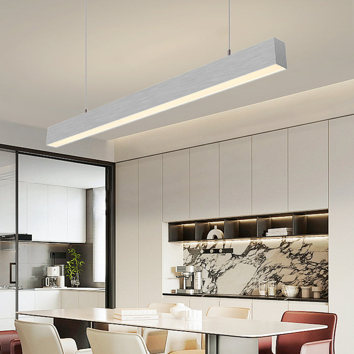 Luz lineal LED arquitectónica - Lámpara colgante anti-deslumbrante para oficina en casa 