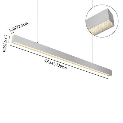 Architectural LED Linear Light - Anti-Glare Pendant Light For Home Office