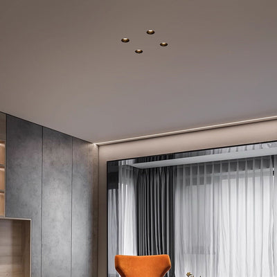 Mini Frameless LED Recessed Spotlight - Smart Dimmable Flush Mount Ceiling Light For Living Room