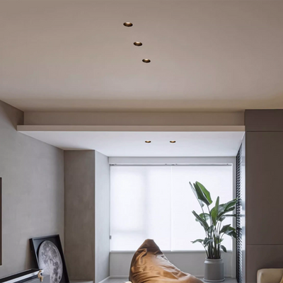 Mini Frameless LED Recessed Spotlight - Smart Dimmable Flush Mount Ceiling Light For Living Room