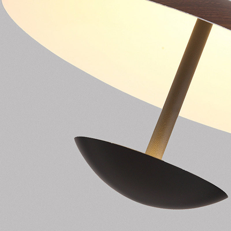 Contemporary Creative Iron Semi-Circle UFO Shape LED Pendant Light For Bedroom & Living Room