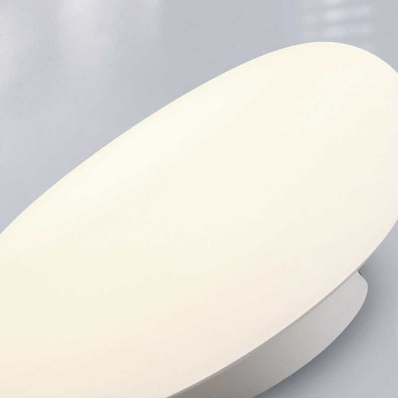 Moderna Minimalista Lámpara de Techo LED Montaje Semi-empotrado en Forma de Manzana de Hierro y PE para Dormitorio y Sala de Estar 
