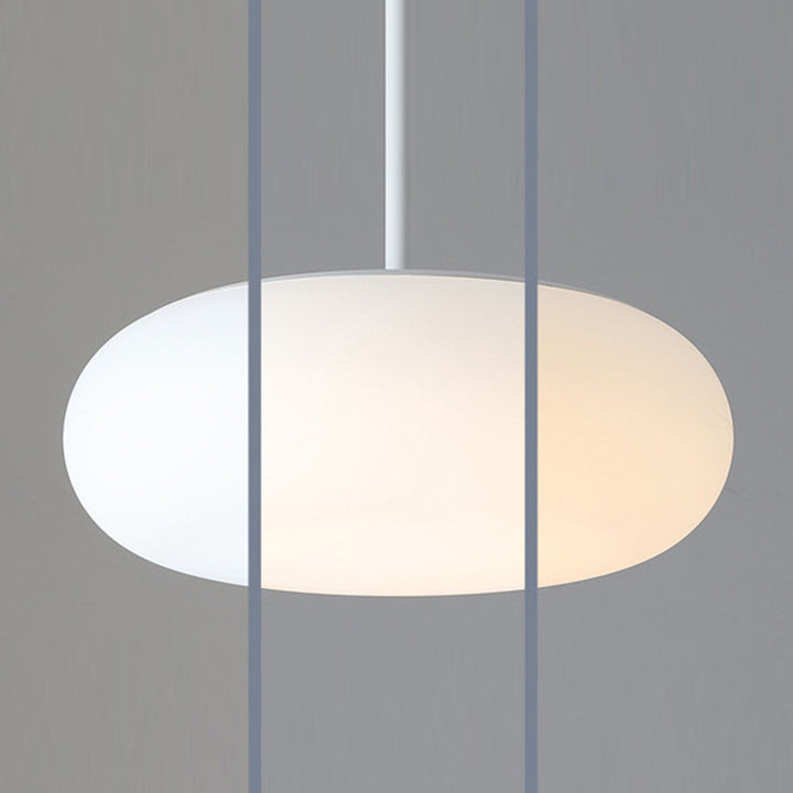 Suspension LED ronde en forme de pomme en fer et PE minimaliste moderne pour chambre et salon 