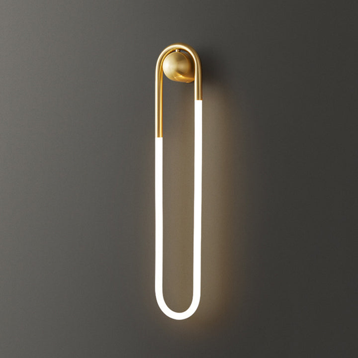 Moderne Luxus Messing Acryl Oval Globe LED Wandleuchte für Schlafzimmer &amp; Wohnzimmer 