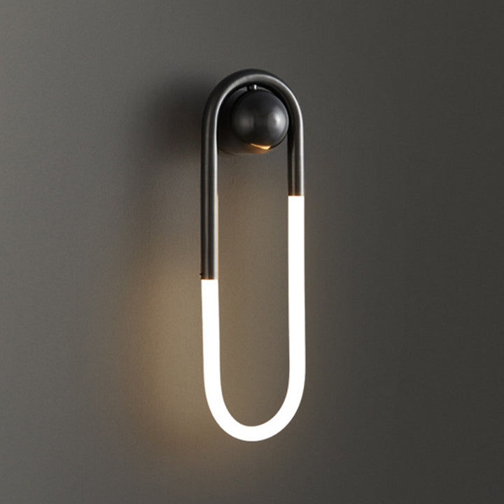Moderne Luxus Messing Acryl Oval Globe LED Wandleuchte für Schlafzimmer &amp; Wohnzimmer 