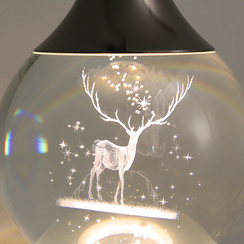 Applique murale moderne de luxe en cristal boule en aluminium fer rond à 1 lumière pour chambre et salon 