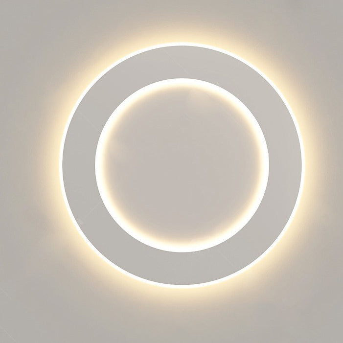 Modern Minimalist PVC Iron Leaf-Shaped Round LED Flush Mount Ceiling Light For Bedroom & Living Room