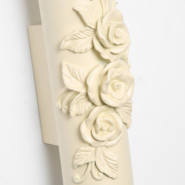 Applique murale 1 lumière en résine, verre, métal et coquille sculptée de style vintage traditionnel pour chambre et salon 