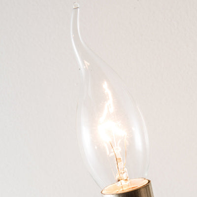 Traditional Farmhouse Crystal Iron Curved Candle 1/2-Light Wall Sconce Lamp For Bedroom & Living Room