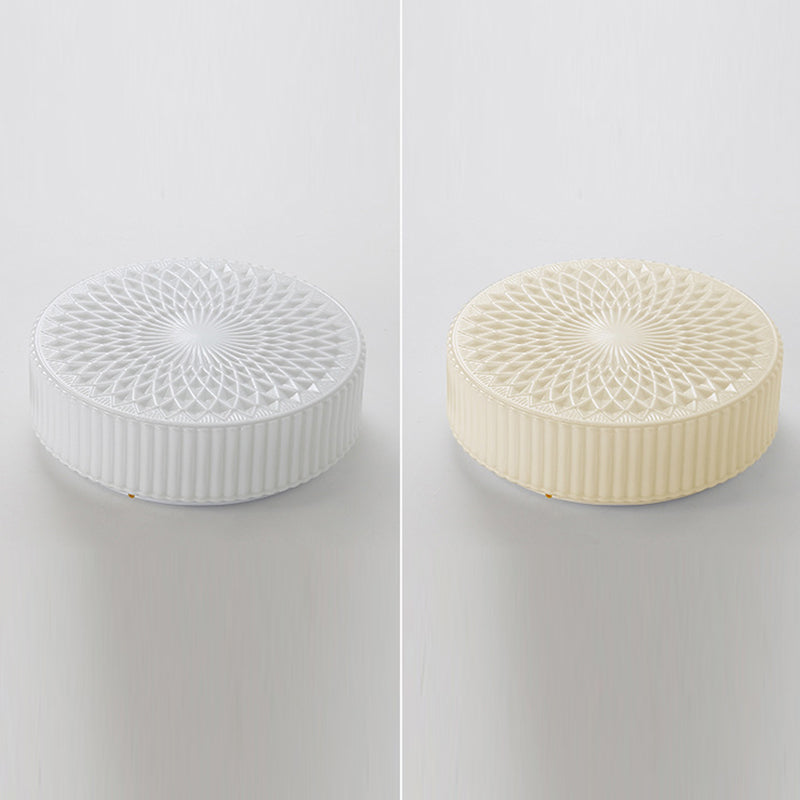 Plafonnier LED rond en verre fer traditionnel français à volants floral pour chambre et salon 
