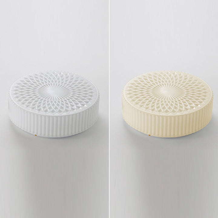 Plafonnier LED rond en verre fer traditionnel français à volants floral pour chambre et salon 